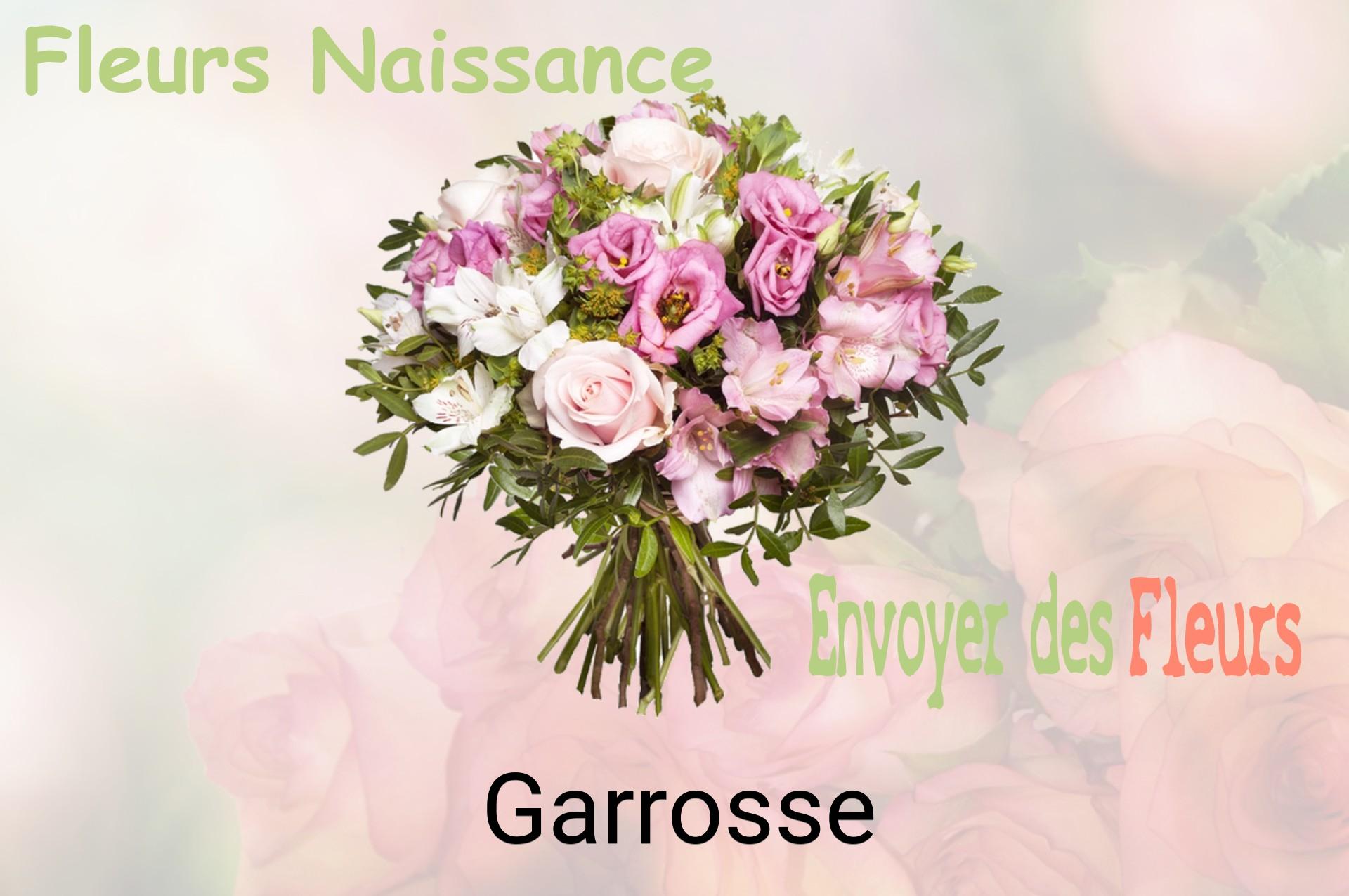 Bouquet de fleurs de naissance livré à Garrosse